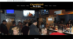 Desktop Screenshot of championsbarandgrill.com